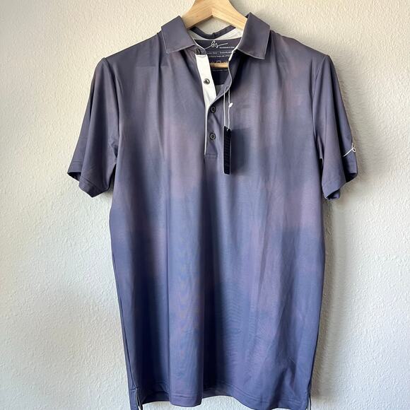 NWT Men's Boston Scott Golf Polo Shirt Moisture Wicking UPF50 - Size Small - Picture 2 of 9